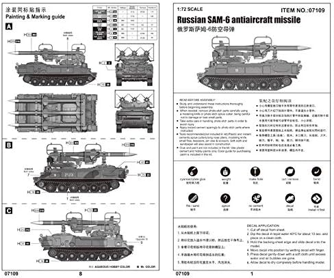 Trumpeter 1: 72 - Russian Sam-6 Anti-Aircraft Missile, Various, Small - Image 5
