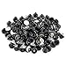 SUBANG 100 Pieces Corsages Pins Large Hole Assorted European Beads Mixed Colorful Beads Rhinestone Craft Beads Glass for DIY Charms Necklace Bracelet Jewelry Making