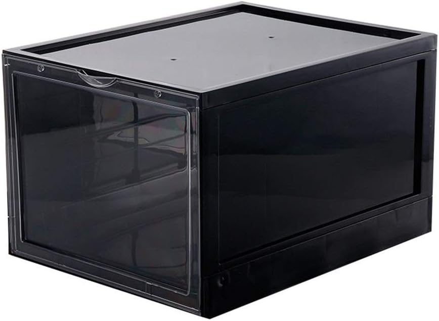 WAWAYU Caja de Zapatos, Plegable Transparente del cajón Organizador
