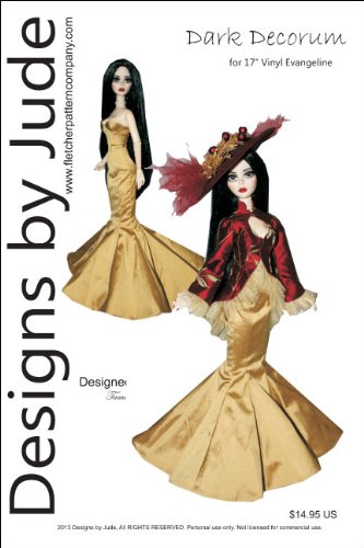 Dark Decorum Pattern for 17" Evangeline Ghastly