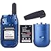 Qianghong Rechargeable Walkie Talkies for Kids Included Li-ion Battery and Charger (Red&Yellow&Blue)