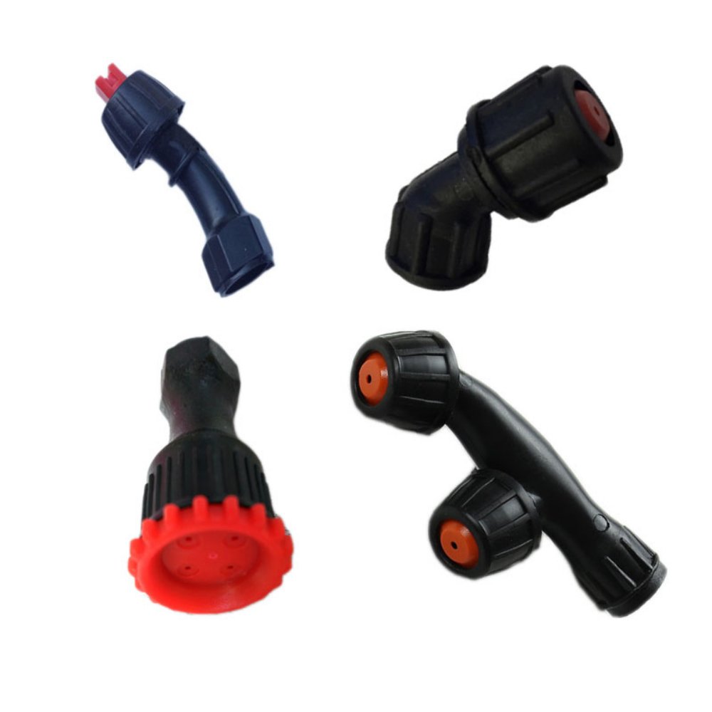 Set of 4 Spray Nozzles Plastic Female Thread for Weed Sprayer & Pest