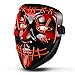 Halloween Led Purge Mask Light Up Scary Mask EL Wire Cool Costume Festival Parties Raves Unisex