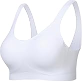Lemef Wireless Bra for Women No Underwire Seamless Underoutfit Bra with Support and Lift Padded Wirefree Sports Bra