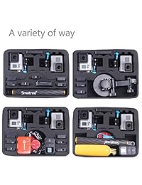 Smatree SmaCase G260sl Carrying Case para GoPro Hero 5 4 3 + 3 2 1 (cámaras y accesorios no incluidos)