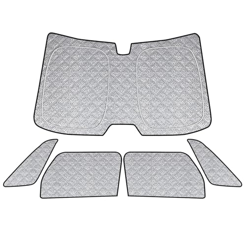 Opaltool Front Car Sun Shade for VW ID Buzz 2022-2026, 5PCS Car Windshield Sunshade, Block UV Rays, Protect Privacy and Sun, No Suction Cups Needed