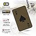 M-Tac Ace of Spades Patch Death Card - Tactical Morale Patch for Military Gear - Army Patches for Clothes, Jackets, Backpacks, Hats - Combat Hook and Loop Patches (Ranger Green/Black 2 pcs.)