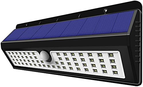 Solar Lights Outdoor, Lovin Product Home Security 62 LED Solar Powered Light; Super Bright Wide Angle; 3 Intelligent Modes; Motion Sensor Wall Lights for Outside/ Garage/ Garden/ Driveway