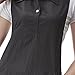 Salon Professional Barber Shop Collar Hair-cutting Apron, Colorfulife Adult Hair Cutting Coloring Styling Aprons with Pocket Hairdresser Stylist Adjustable Working Clothes Boutique Hair Clothing Hairdressing Wrap T015 (Black) by Colorfulife