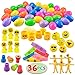JOYIN 36 Pcs Pre Filled Easter Eggs with Toys, Easter Basket Stuffer Assorted Prefilled 36 Easter Eggs with 36 Different Kinds of Toys for Easter Basket Stuffers