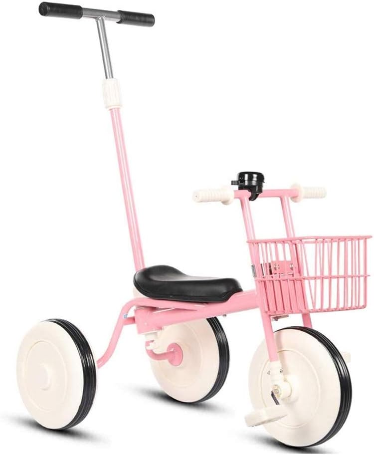 SZNWJ Pedal Tricycle Collapsible Child Bike Baby Stroller Multi-Function Anti-Slip Built-in Steering Design Environmentally Safe and Durable Baby Scooter (Color : D)