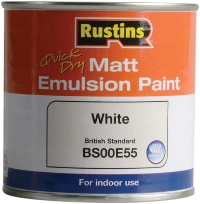 Quick Dry Matt Emulsion Paint White 250ml Amazon Com