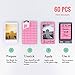 CAIUL 7 in 1 Instax Mini 8 8+ 9 Instant Film Camera Accessories Bundles (Dot Pink Instax Mini 8 Case/Mini Album/Close-Up Selfie Lens/Color Filters/Wall Hang Frames/Film Frame/Film Stickers)