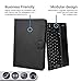 Sony Xperia Z4 Tablet keyboard case, COOPER TOUCHPAD EXECUTIVE 2-in-1 Wireless Bluetooth Keyboard Mouse Leather Travel Cases Cover Holder Folio Portfolio + Stand LTE WiFi (Black)
