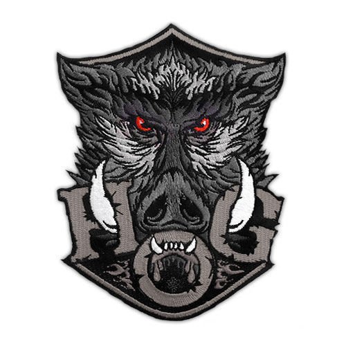 Vegasbee® hog wild boar head motorcycle owner hd biker jacket ri…