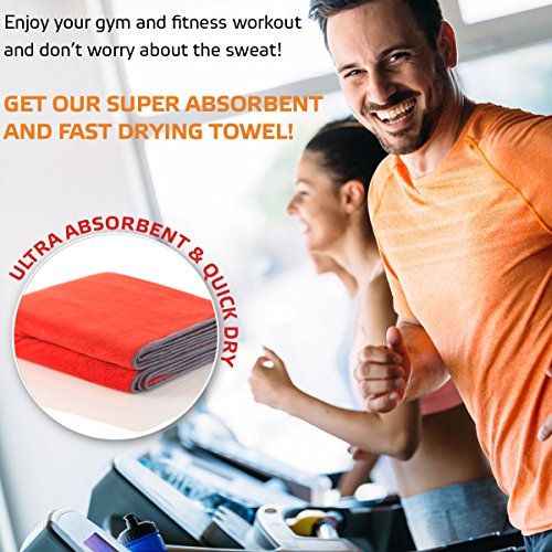 image for Sport2People Super Microfiber Sports and Non Slip Hot Yoga Mat Towel -