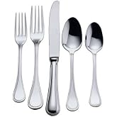 Couzon Le Perle Stainless Steel Flatware 5 piece Place Setting