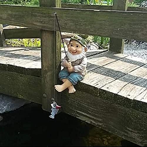 Resin dwarf garden ornament priced $20.99 to $18.99.