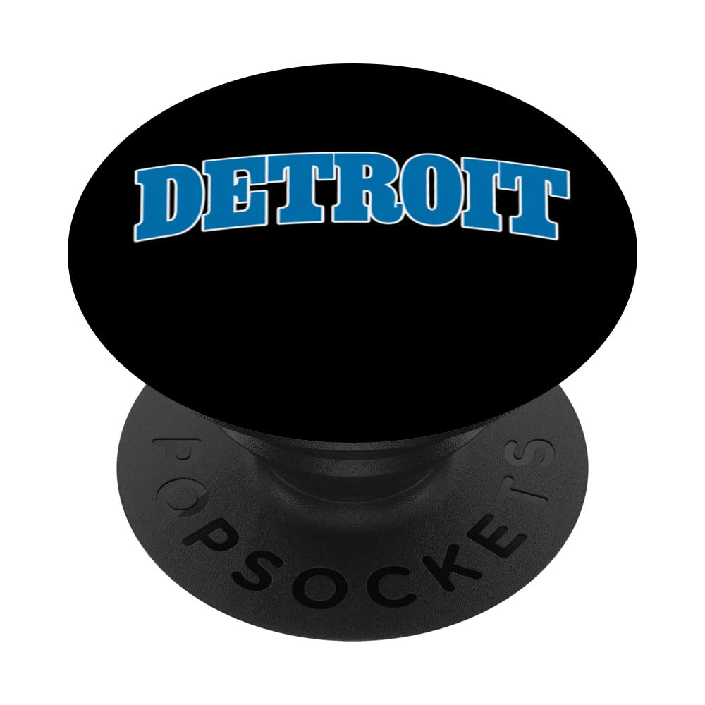 Detroit - Michigan - Throwback Design Print - Classic PopSockets Swappable PopGrip