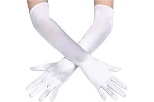 Papoopy Women Gloves for for Wedding, Tea Party, Cosplay, Costume