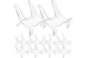 BESPORTBLE 10pcs Chair-Shaped Ore Specimen Display Stand by Besportble Clear Acrylic Mineral Rock Holder for Home Crystal Gem