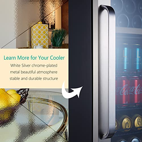 Mini Fridge Kalamera Beverage Cooler, 15 inch Refrigerator With