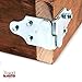 8 Pc Stake Body Utility Trailer Rack Corner Connector Wood Panel Gate Side Latch Brackets
