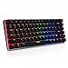 LexonElec Wired Gaming Keyboard Ajazz AK33 Blue LED Backlit 82 Keys USB Mechanical Pro Gamer Keypad for Office Typists Playing Game (Blue Switch, Black & RGB LED)thumb 4