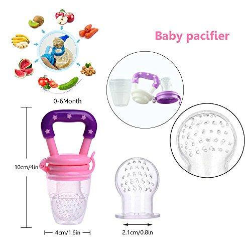 Baby Fruit Feeder Pacifier Fresh Food Nibble Weaning Tool
