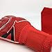 Coodoo Goalie Goalkeeper Gloves with Pro Fingersaves, Strong Grip for The Toughest Saves, Protection to Prevent Injuries, Fit Match Training, Adult, Youth,Size 6-11 (Black & Red, 6)
