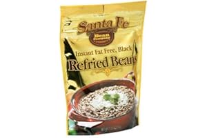 SANTA FE BEAN Santa Fe Instant Fat Free Black Refried Beans 7.25 Oz (Pack of 3)