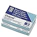 Oxford(R) Colored Recycled Index Cards, Unruled, 3in. x 5in., Blue, 2 Pack Of 100 Cards