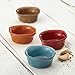 Rachael Ray Cucina Stoneware 4-Piece Dipping Cup Set, Assorted