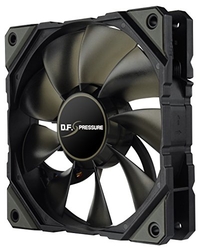 Enermax D.F.Pressure 120mm Dust Free Rotation Technology High Performance 2,200 RPM with 3 peak RPM options Case Fan Single Pack, UCDFP12P