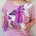 Unicorn Sewing Kit for Girls - Felt Craft Kit for Beginners - Makes 2 Glitter White Felt Stuffed Unicorns