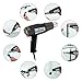 Steinel HG 2510 ESD Programmable IntelliTemp Heat Gun with a LDC Display, 1600 W power, temperature and airflow continuously variable, lockable override control, ideal for use on electronics, aerospace, medical manufacturing, 34890