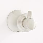 Signature Hardware 446867 Pendleton Single Robe Hook - Brushed Nickel