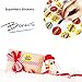 AIMIKE Superhero Masks, Cosplay Party Favors, Superhero Eye Masks for Kids with 100 Round Superhero Stickers, 24Pcs Multicolor Masks