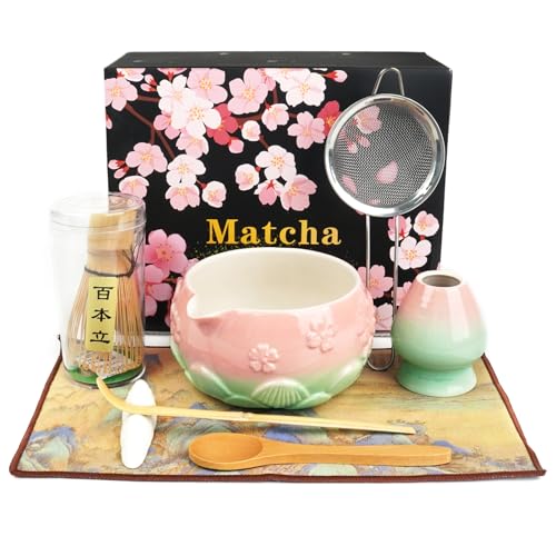 Mint Pink Matcha Whisk & Bowl Starter