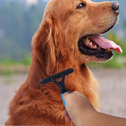 DSKRUI Undercoat Rake for Dogs, Designed for Breeds with Medium to Long