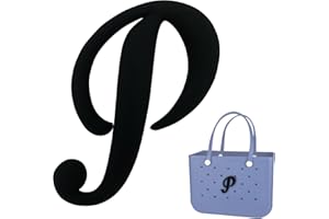 TOYORK Bag Charms for Bogg Bag Accessories Decorative Bogg Bag Charms Insert Alphabet Lettering for Beach Tote Rubber Beach Bag