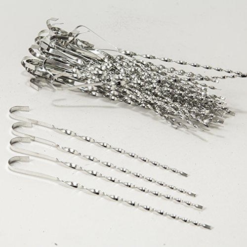 Victorian Christmas Tree Tinsel - Handmade Tin Icicles Ornaments in Canada - Thumbnail 2
