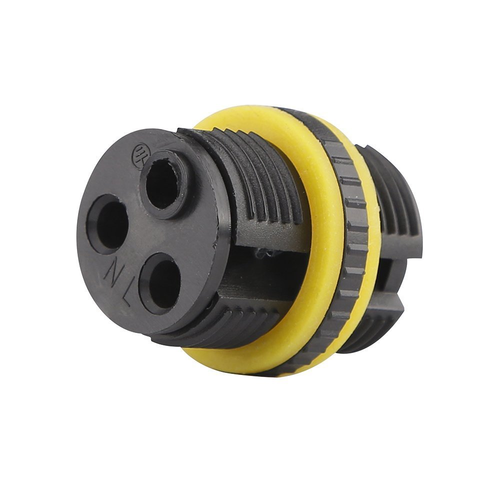 PRODDELI IP68 Waterproof Junction Box Outdoor Electrical Cable Connector External Sleeve Coupler 3 Pin 9A 450V 4-8mm Range (6 Pack)