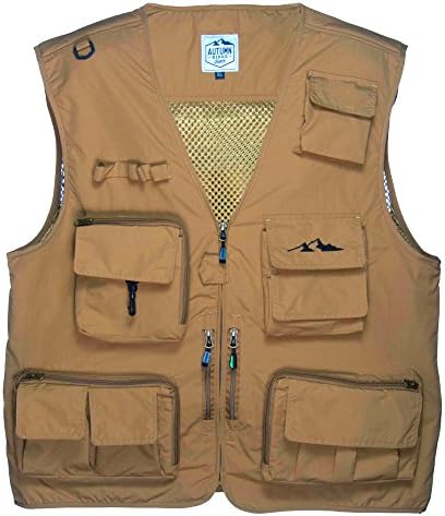 Lightweight 16 Pocket Vest for Fishing, Photography or All Outdoor Activities