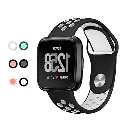 Amazon.com: FUNTEN Bands Compatible for Fitbit Versa Sport ...