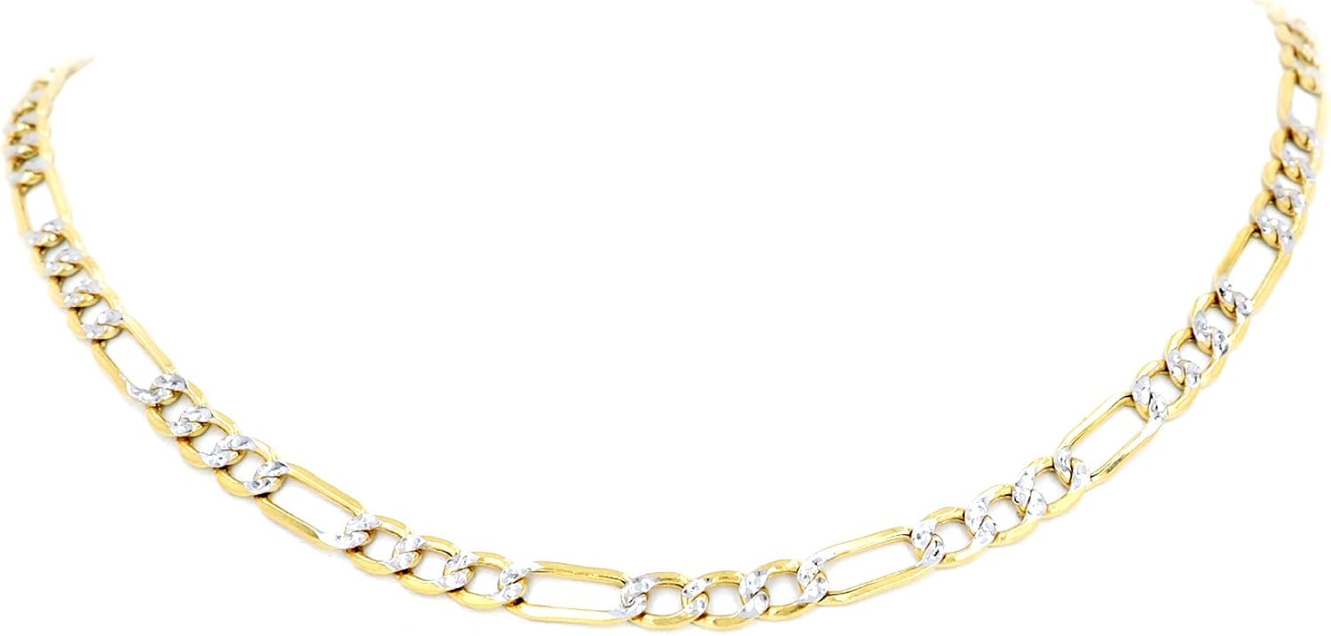 Jewelry Real 10K Two Tone Yellow 