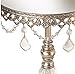 Antique Silver Beaded Mirror 12x10 Round Cake Stand