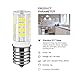 E17 Led Bulb, Aishangni Intermediate Base Led Bulb Appliance Bulb Dimmable 4W Daylight White 6000K, Low Power Consumption, Long Lifespan,450LM,AC110-130V for Home, Kitchen,Light Fixtures (2- Pack)