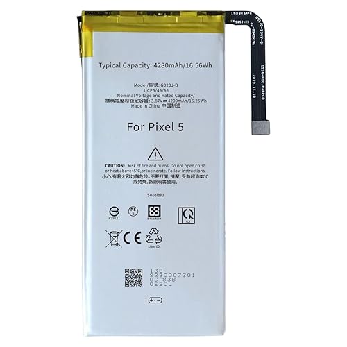 Soseieiu Pixel Battery,(𝟮𝟬𝟮𝟰 𝗡𝗲𝘄 𝗨𝗽𝗴𝗿𝗮𝗱𝗲) 4280mAh