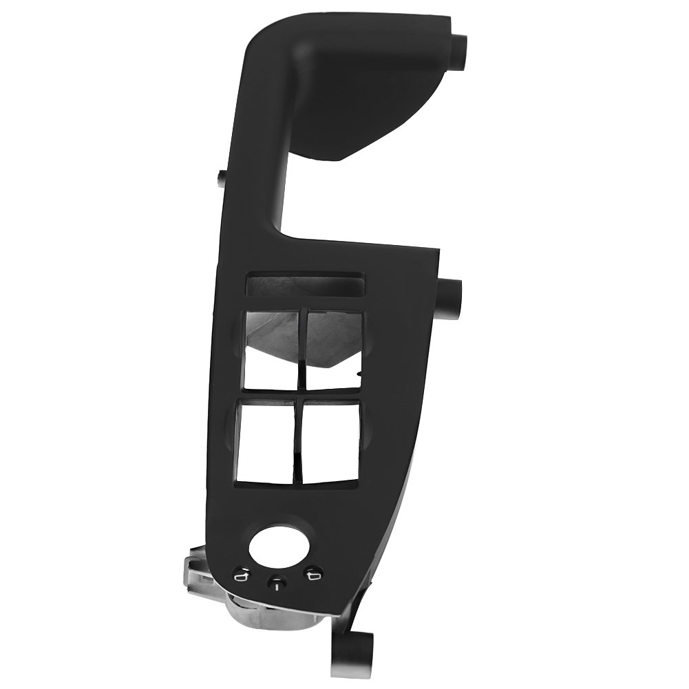 Aramox Window Switch Panel Trim, Car Switch Panel Trim ABS Left-Drivers Side for A4 B6 B7 RS4 2001-2008 8E1867171B Black
